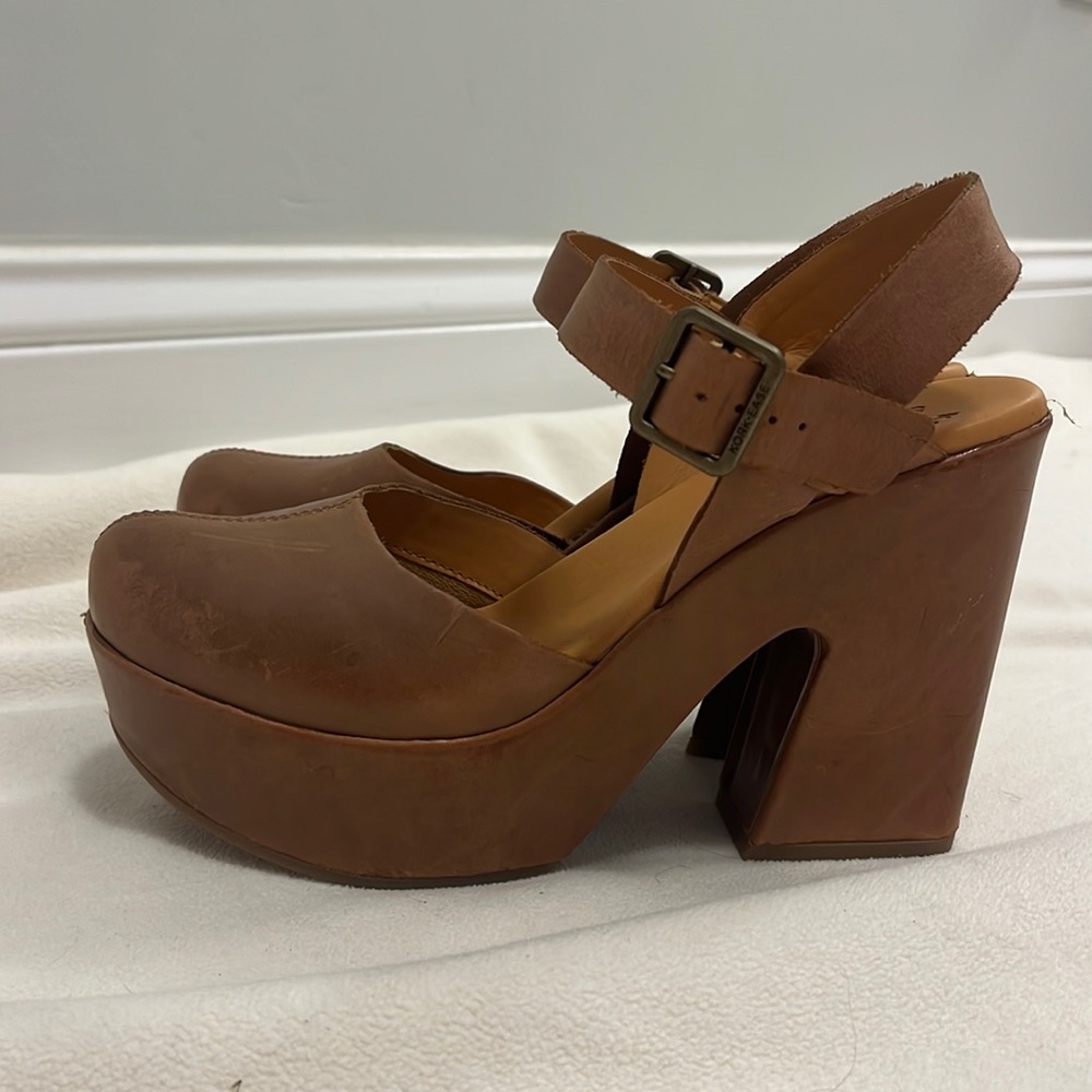 Kirk-Ease Platform Sling Back Pump